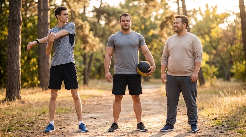 Ectomorfo, mesomorfo y endomorfo